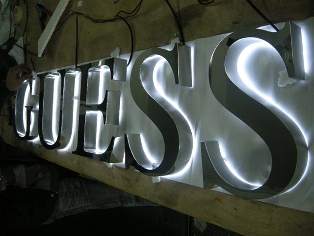 halo LED sign letters