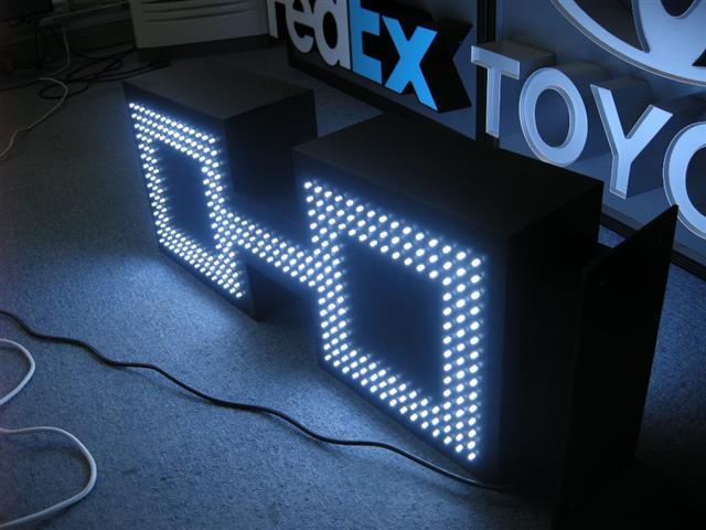 Customizing LED signage