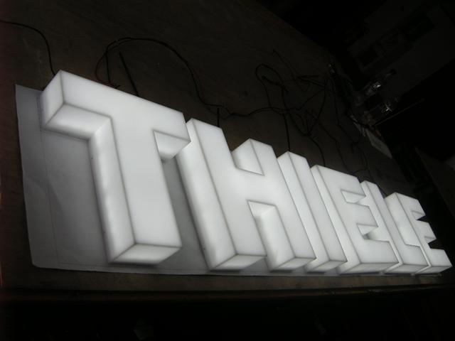 Fabricated acrylic LED  letters