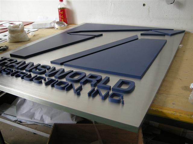 Painting acrylic letters