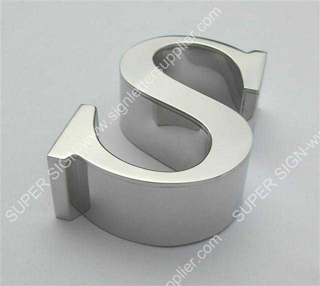 mirror stainless steel letter
